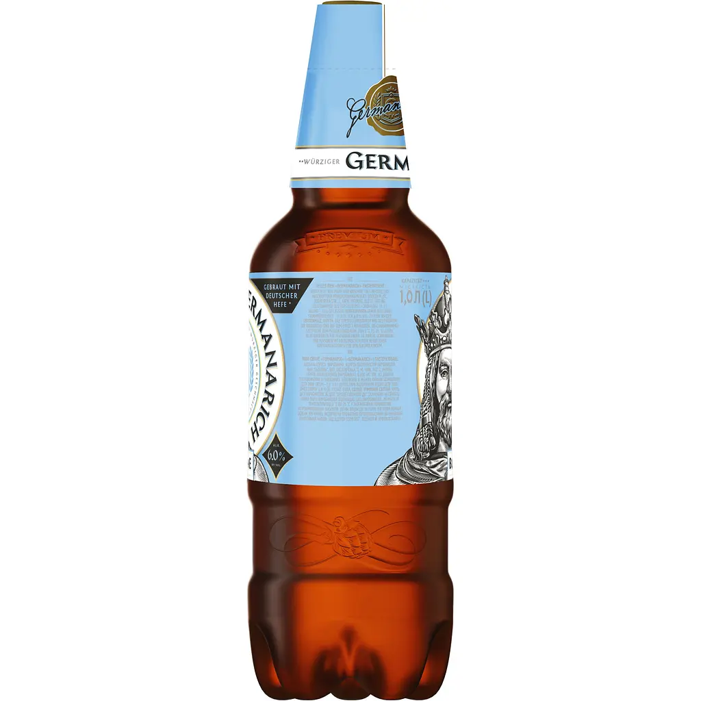 Пиво Germanarich Blanche светлое нефильтрованное 6% 1 л - фото 3