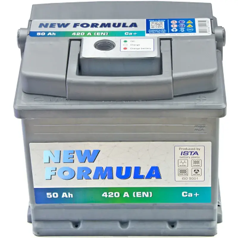 Акумулятор автомобільний NEW FORMULA 50Ah Ев (-/+) 420EN (5502204209) - фото 2