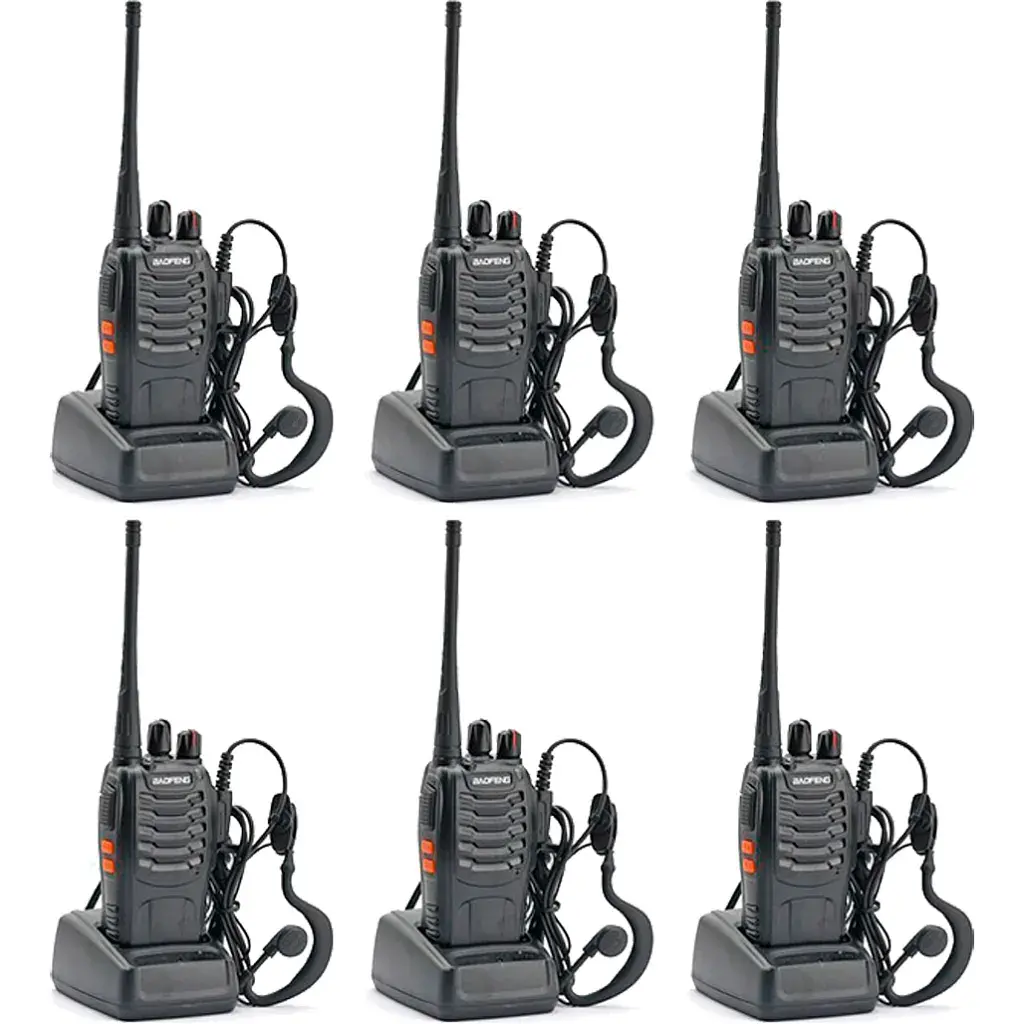 Портативна рація Baofeng BF-888S Six Pack комплект 6 шт (2200000758996)