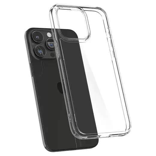 Прозрачный чехол Spigen Ultra Hybrid Crystal Clear для iPhone 15 Pro Max (ACS06565) - фото 2