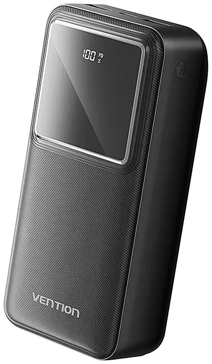 Зовнішній акумулятор Vention FHM 30000mAh 22.5W Power bank чорний - фото 2