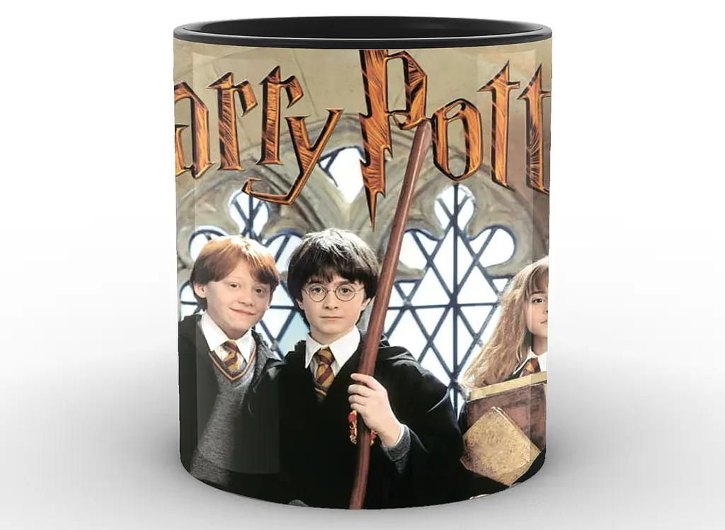 Кружка GeekLand Harry Potter Гаррі Поттер beginning of history HP.02.015 чорна - фото 3