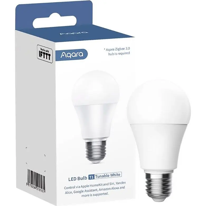 Розумна лампочка Aqara Smart LED Bulb T1 White (LEDLBT1-L01) [136466] - фото 4