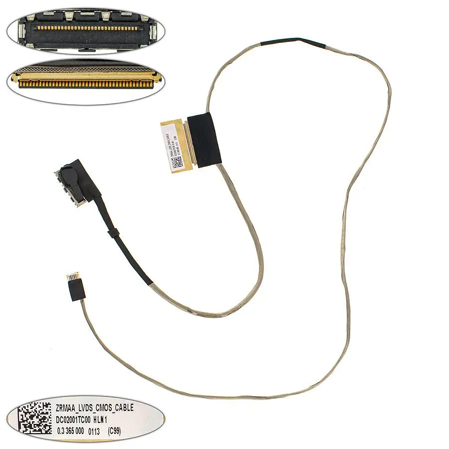 Шлейф матриці для ноутбука Toshiba (E55 E55T E45 ) LED (DC02001TC00)