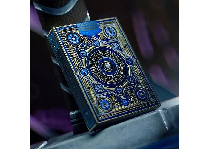 Карты игральные United States Playing Card Company Theory11 Avengers (blue) (PC_T11AVEB) - фото 2