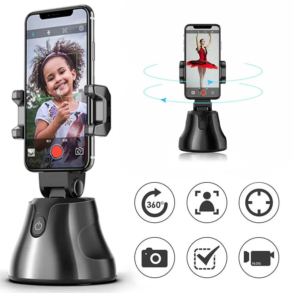 Смарт тримач смартфона Apai SMART 360 ° з датчиком відстеження руху розумний штатив для блогерів - фото 7