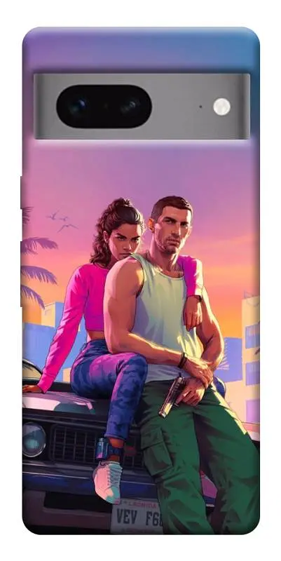 TPU чохол Demsky GTA VI Heroes для Google Pixel 7