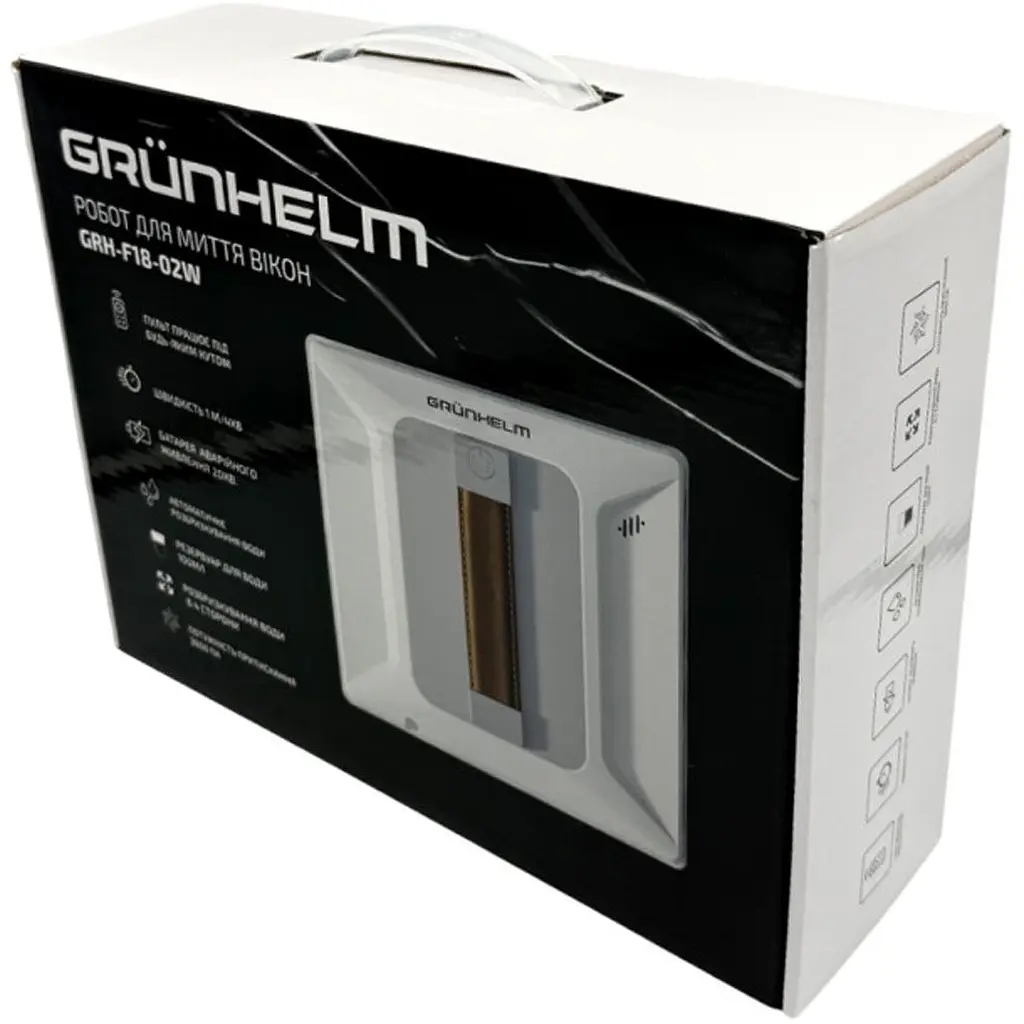Робот для миття вікон Grunhelm GRH-F18-02W - фото 9