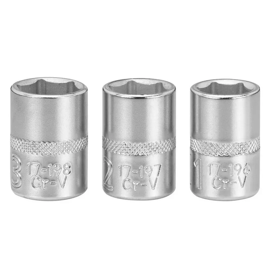Набір торцевих головок Stanley торцевих 1/4" Maxi Drive, із шестигранним профілем, 3 шт: 11, 12, 13 мм. (FMMT17092-0) - фото 3