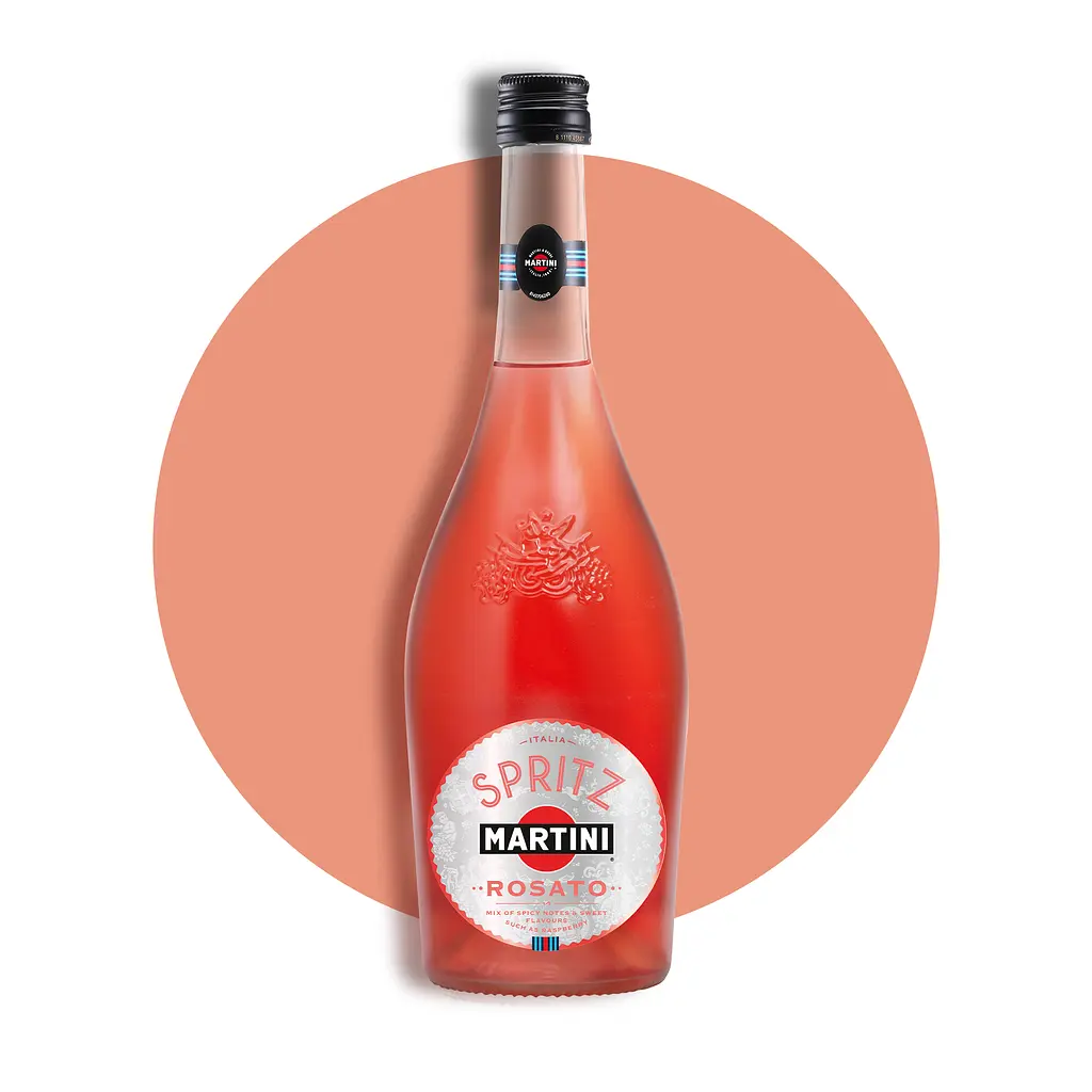 Напій Martini Spritz Rosato, рожевий, напівсолодкий, 8%, 0,75 л - фото 2