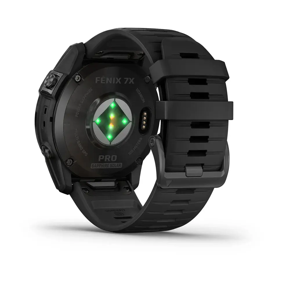 Смарт-годинник Garmin Fenix 7X Pro Sapphire Solar Edition Carbon Gray DLC Titanium with Black Band [010-02778-10] [86520] - фото 5