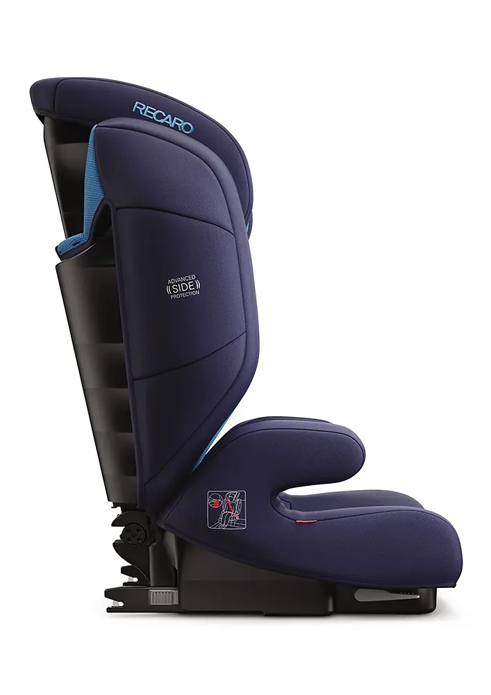 Автокрісло Recaro Monza Nova Evo SeatFix Xenon Blue, блакитний з темно-синім (6159.21504.66) - фото 5