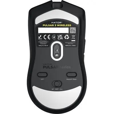 Комп'ютерна мишка Hator Pulsar 3 Wireless Black (HTM630) - фото 5