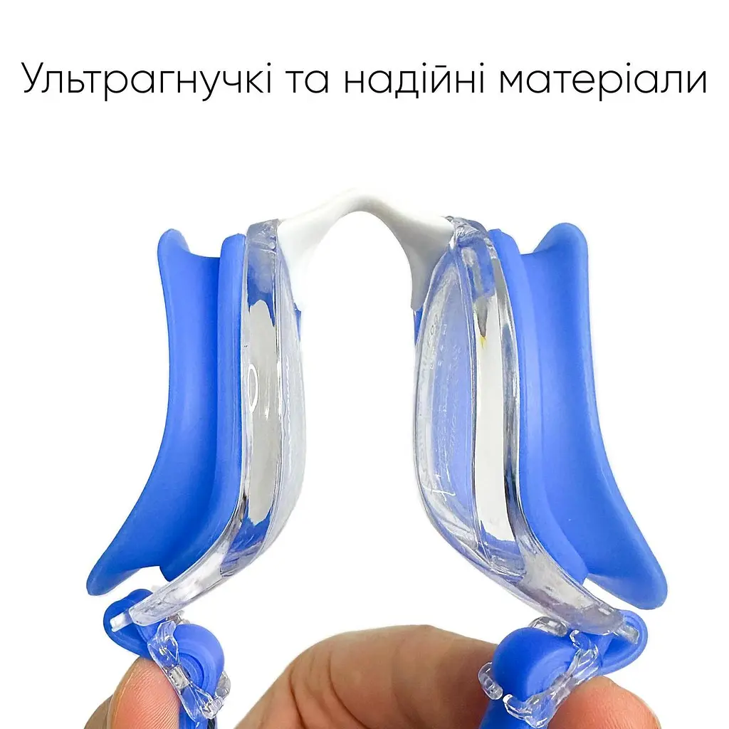 Подростковые (взрослые) Очки для плавания Renvo Mira JR Anti-fog Синие OSFM (2SG230-04) - фото 4