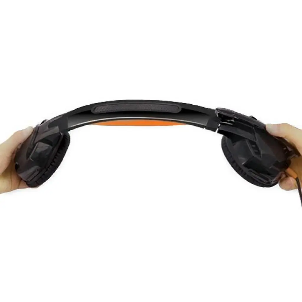Навушники REAL-EL GDX-7700 SURROUND 7.1 black-orange - фото 6