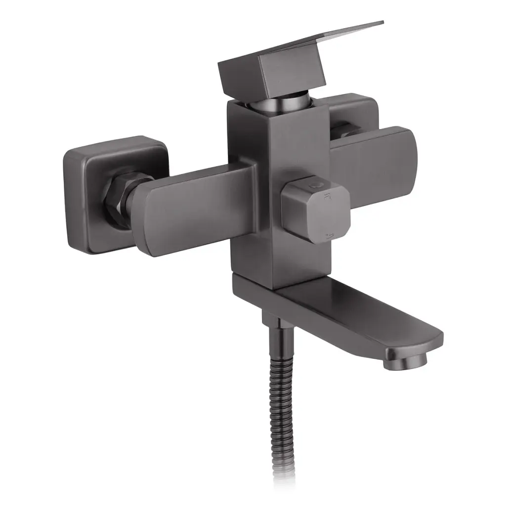 Змішувач для ванни Kroner KRP Edelstahl Kubus - PVD060 (CV035907) - фото 2