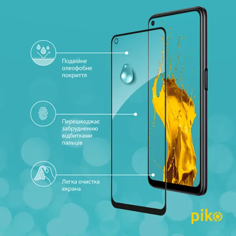 Скло захисне Piko Full Glue Oppo A96 (1283126522185) - фото 4