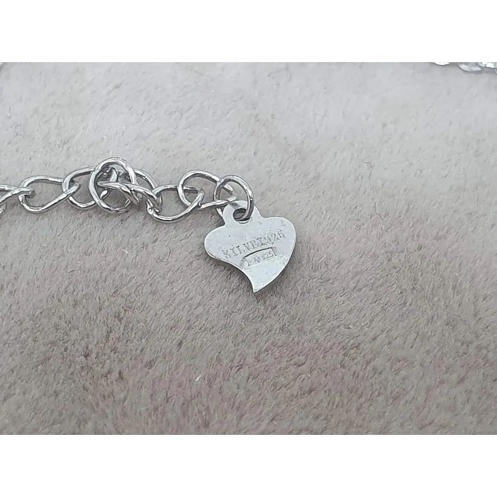 Срібний браслет Silvex 925 з фіанітами на ногу. Б2Ф/707Н - фото 5