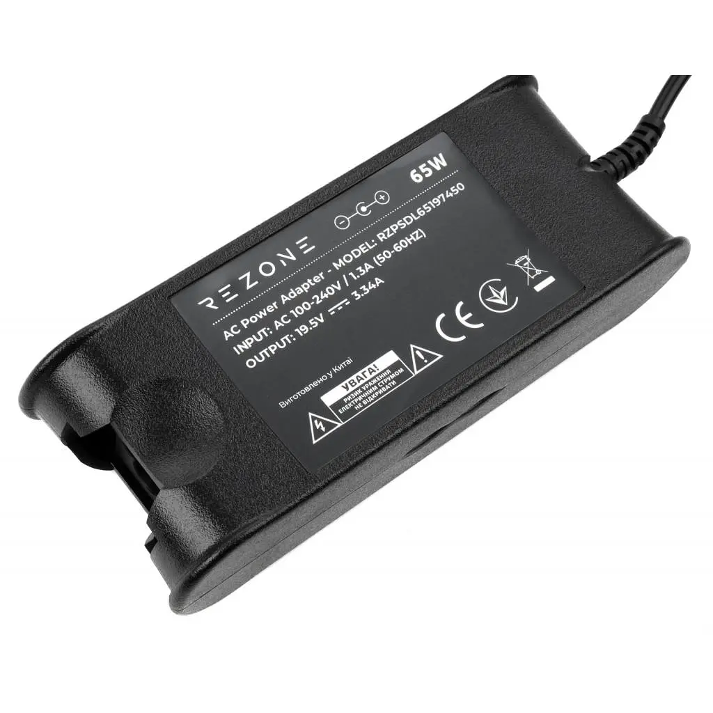 Блок питания к ноутбуку Rezone DELL 65W 19.5V 3.34A 7.4*5.0 (RZPSDL65197450) - фото 3
