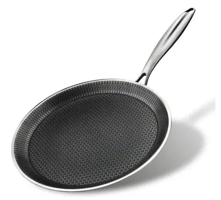 Сковорода блинная Bohmann Premium BP 4200-20 20 см профессиональная для блинов нержавеющая сталь 18/10 - фото 2