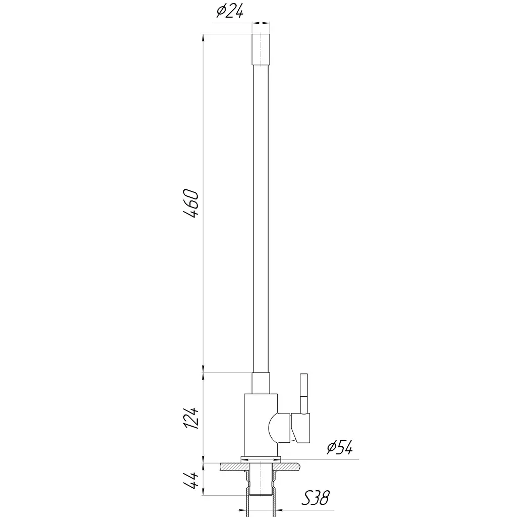 Змішувач для кухні Globus Lux ALPEN SBT1-203SB-BB - фото 4