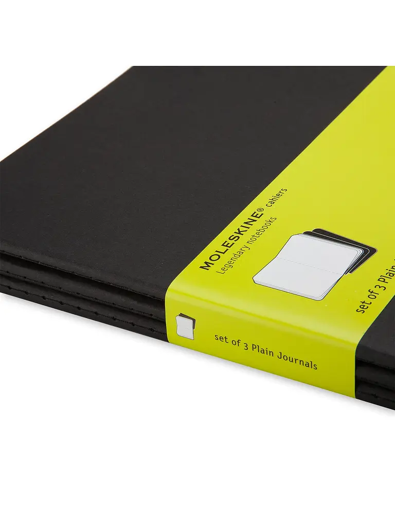 Записник Moleskine Cahier великий, Нелінований Чорний (QP323) - фото 2