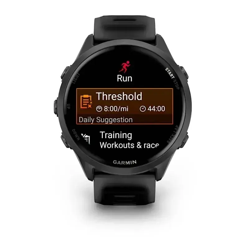 Смарт-годинник Garmin Forerunner 570 47mm Slate Gray with Black/Translucent Black Silicone with Slate Buckle (010-02971-40) - фото 2