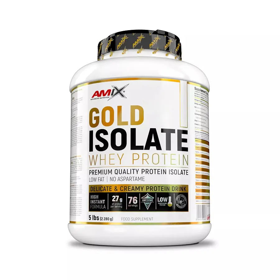 Протеїн AMIX Gold Whey Protein Isolate, 2.28 кг - Шоколад