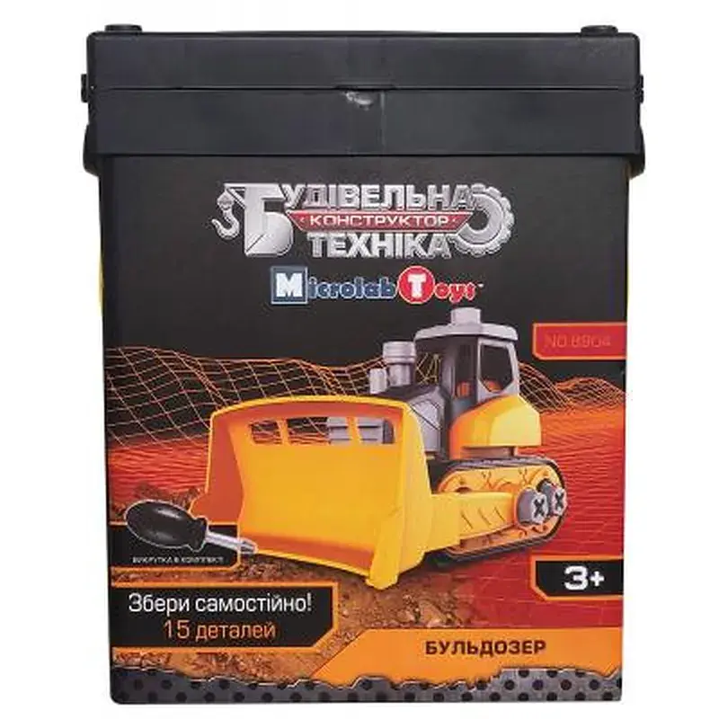 Конструктор Microlab Toys Будівельна техніка — бульдозер (MT8904) - фото 2