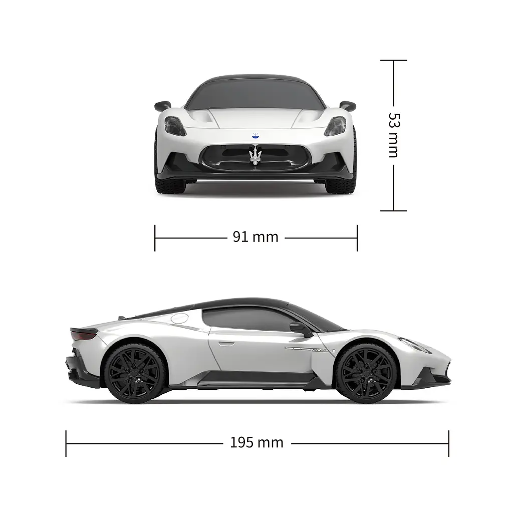 Автомобіль KS Drive на р/к Maserati MC20, 1:24, 2.4Ghz білий (124GMMW) - фото 6
