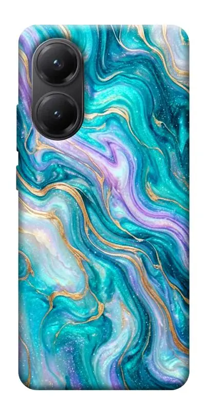 TPU чохол Demsky Mermaid marble для Xiaomi Poco X7 Pro
