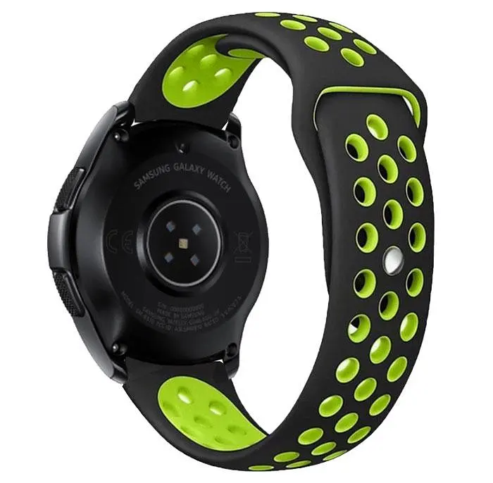 Спортивный ремешок Primo Perfor Sport для Samsung Galaxy Watch 42 мм (SM-R810) Black Green - фото 2