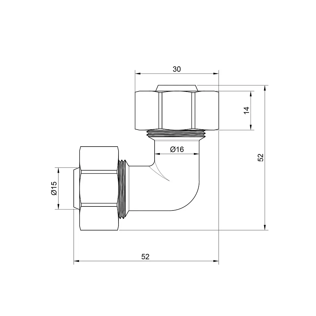 Кут обтискний SD Plus 20 SD155W2020 - фото 2