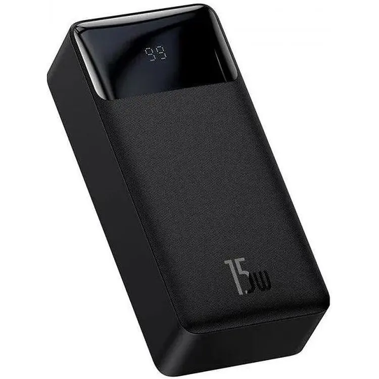 Портативна батарея Baseus Bipow Digital Display 30000 mAh 15W PPDML-K01 Black - фото 4