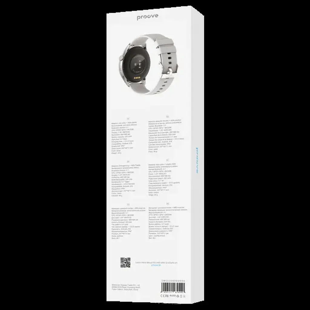 Smart Watch Proove Quantum silver RU - фото 7