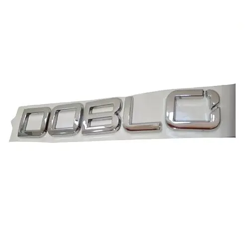 Емблема напис Doblo для Fiat (Хром) 219х37 мм (на скотчі) 51810416 - фото 2