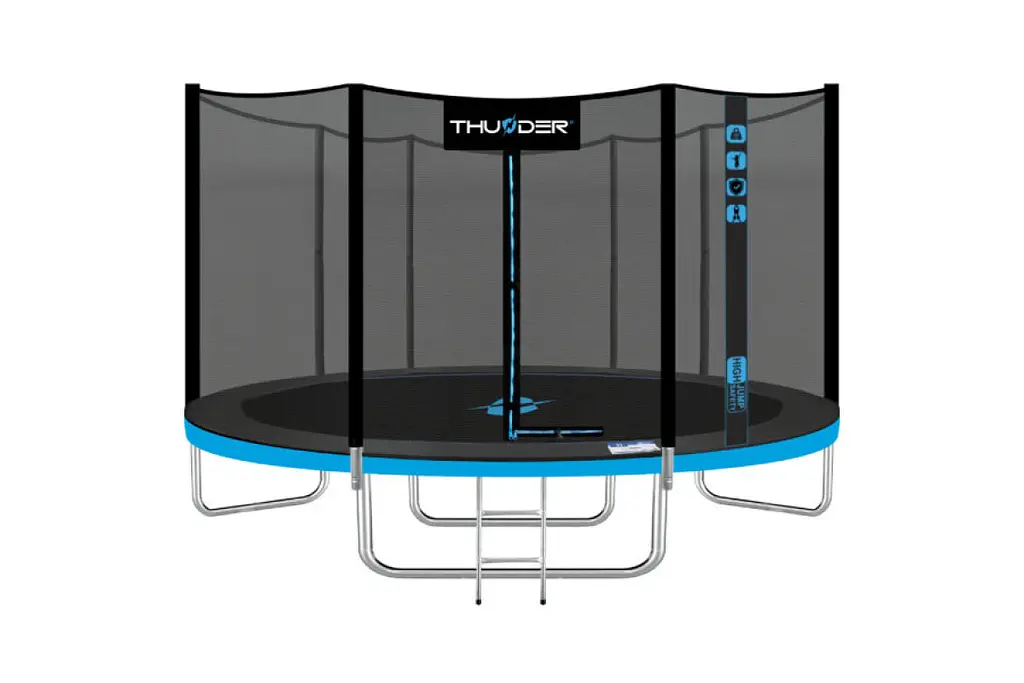 Батут із внутрішньою сіткою THUNDER OUTSIDE PRO 12FT 366 см Black/Blue - фото 1