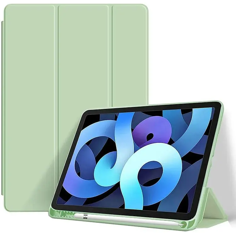 Чохол-книжка BeCover Tri Fold Soft TPU з кріпленням Apple Pencil для Apple iPad Air 4/5 2020/2022 10.9" Green (711107) - фото 6