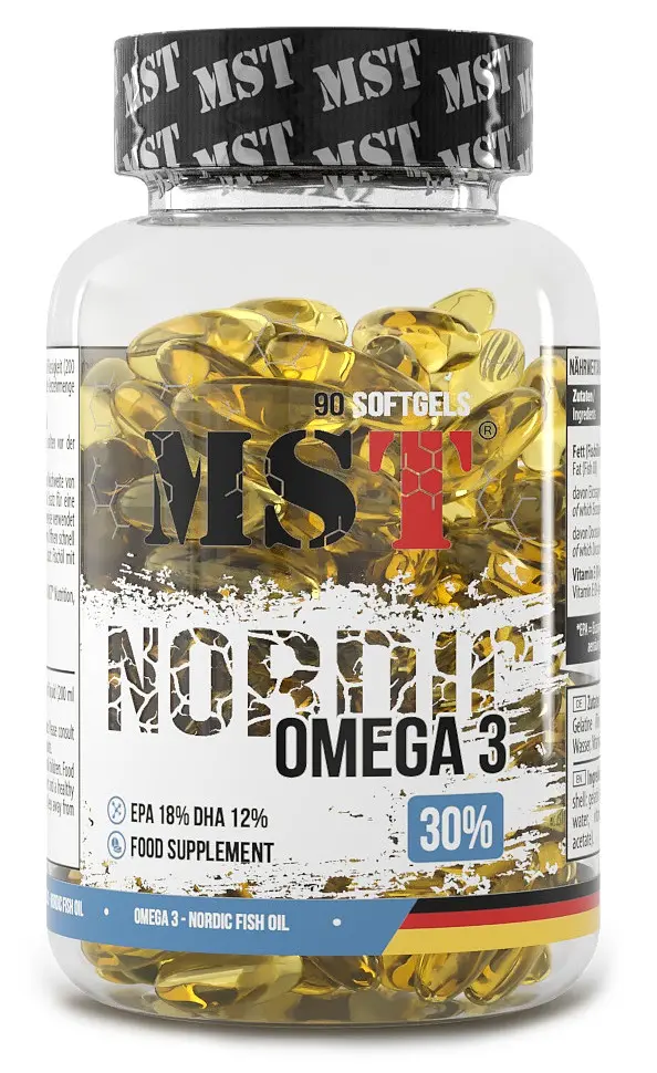 MST Північна Омега 3 з Вітаміном Е DHA 120 EPA 180 - 90 софтгель MST Nutrition