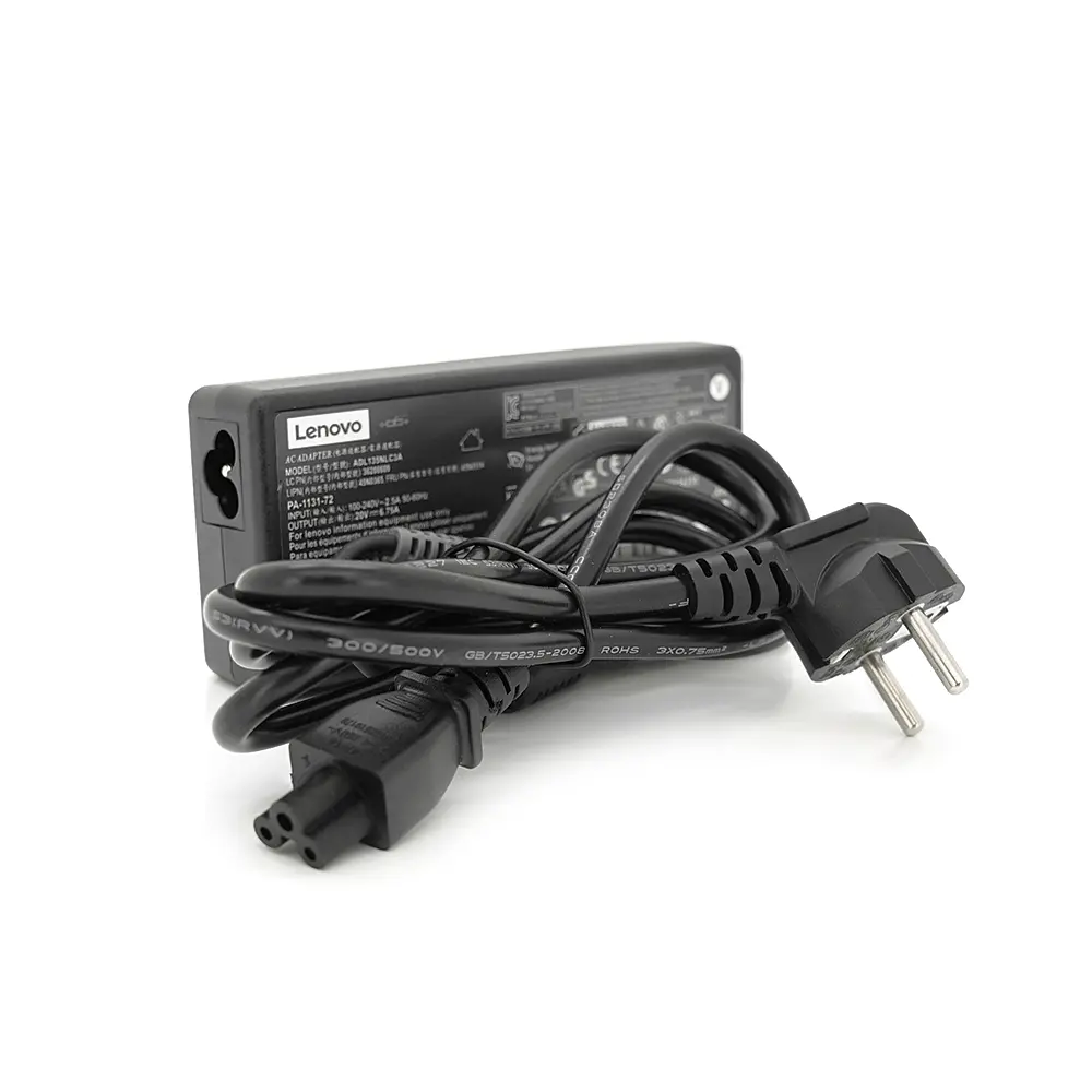Блок живлення MERLION для ноутбука LENOVO 20V 6,75A штекер 7.9*5.5, довжина 0,9м + кабель живлення - фото 2