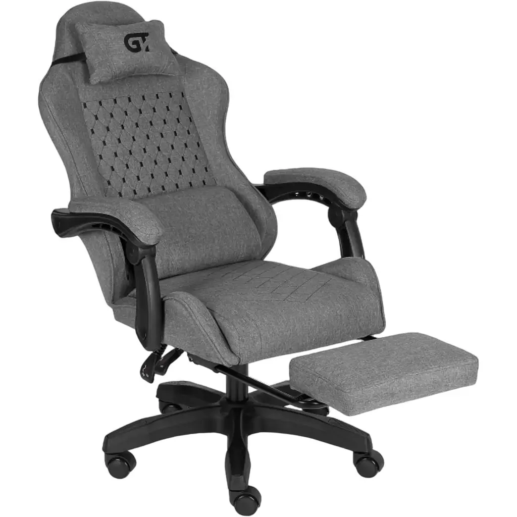 Геймерське крісло GT Racer X-2339 Fabric Black/Gray [166923] - фото 6