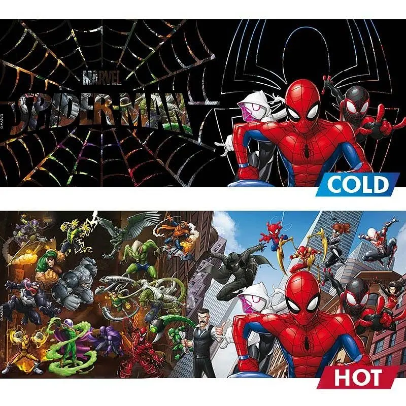 Чашка хамелеон AbyStyle Marvel Spider-Man Multiverse 460 мл - фото 4