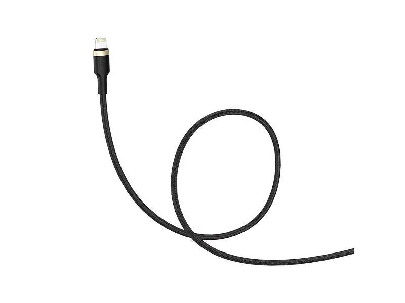 Кабель ColorWay USB - Lightning 1m Black (CW-CBUL051-BK) - фото 2