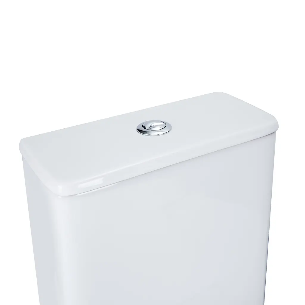 Унитаз-компакт Qtap Presto безободковый с сиденьем Soft-close QT24221217AW, Белый - фото 6