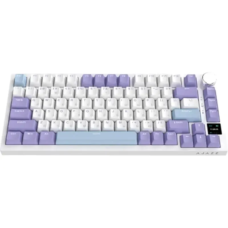 Клавіатура Ajazz AK820 Pro Gift Switch Purple RGB USB/Wireless/Bluetooth UA Purple (AK820PRO-G-PWB) - фото 3