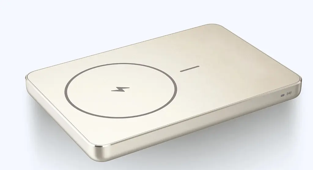 Павербанк Xiaomi Ultra Slim Magnetic Power Bank 5000 mAh (WPB0507S) Gold - фото 2