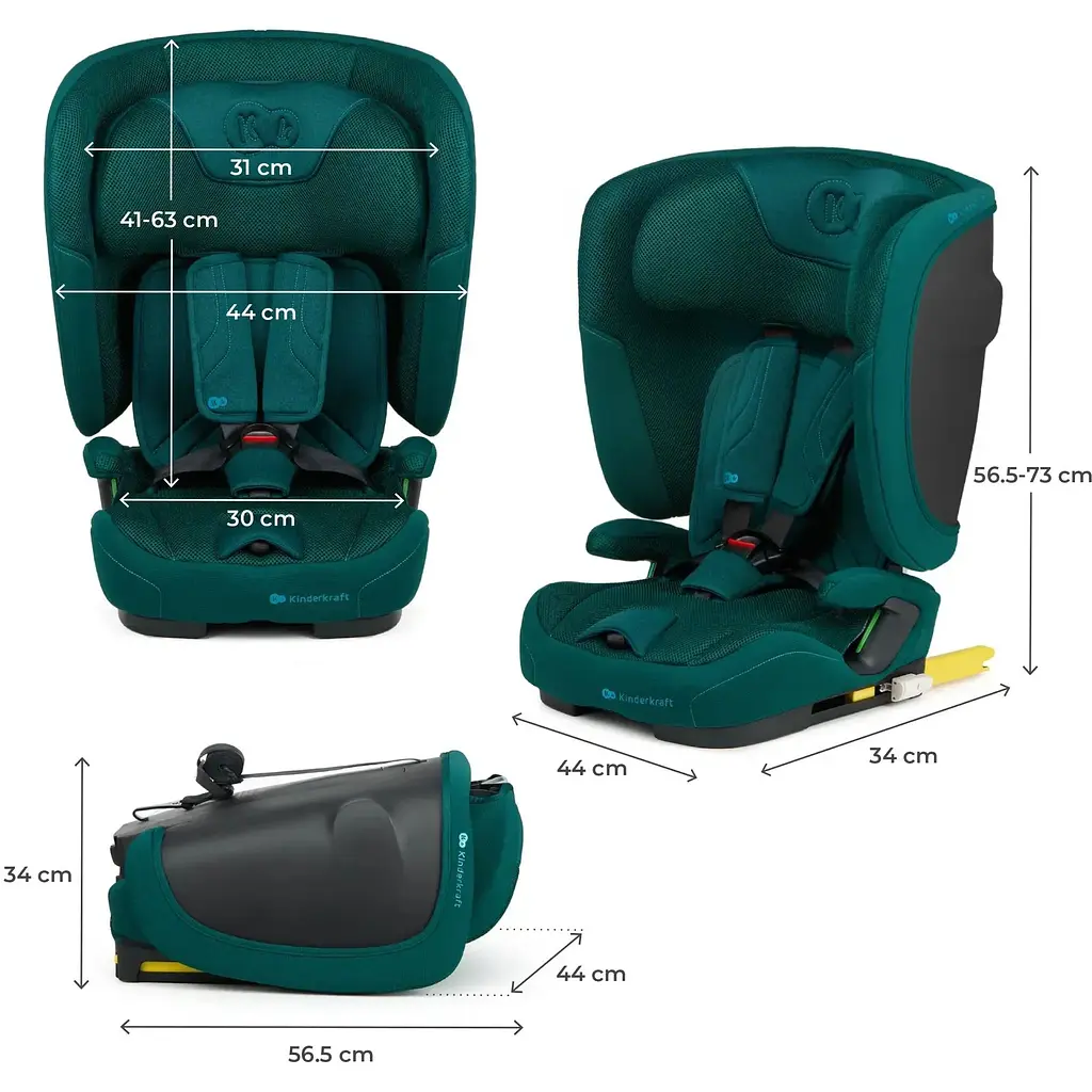 Автокрісло Kinderkraft Fix2Go i-Size Green (KCFI2GO0GRE0000) - фото 9