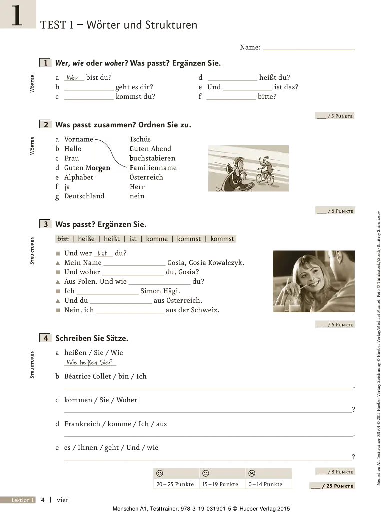 Menschen A1. Testtrainer + CD - фото 2