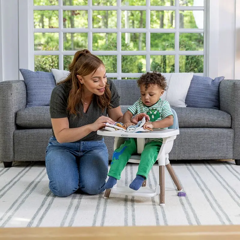 Стільчик для годування 3 в 1 Graco Presti М'ятний (3AJ999DEGEU) - фото 5