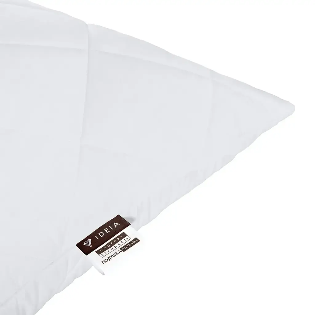 Подушка Ideia Nordic Comfort зі стьобаним чохлом 70х70 см білий (8-34690) - фото 2